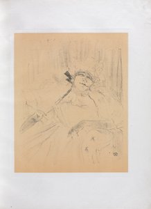 Yvette Guilbert-Serie Inglese: Canzone Antica da Henri de Toulouse Lautrec