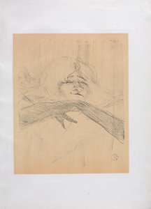 Yvette Guilbert-Serie Inglese: Linger Longer Loo, 1898 da Henri de Toulouse Lautrec