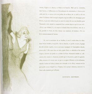 Yvette Guilbert - Serie Francese: No. 16 da Henri de Toulouse Lautrec
