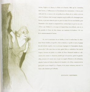 Yvette Guilbert-Serie Francese: No. 16, 1894 da Henri de Toulouse Lautrec