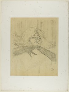 Yvette Guilbert - "Linger, Longer, Loo", di Yvette Guilbert da Henri de Toulouse Lautrec