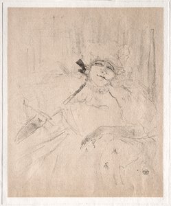 Yvette Guilbert: Chanson Ancienne, 1898 da Henri de Toulouse Lautrec