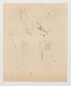Yvette Guilbert ubriaca da Henri de Toulouse Lautrec
