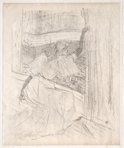 Yvette Guilbert: Saluant le public da Henri de Toulouse Lautrec