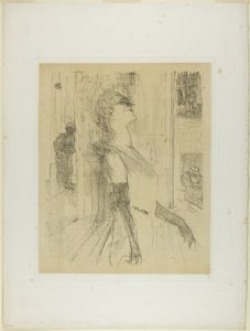 Yvette Guilbert sul palco, da Yvette Guilbert da Henri de Toulouse Lautrec