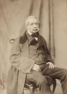 Nebbia, fotografia di Henri de la Blanchere (1821-1880), 39 boulevard des Capucines Parigi nel 1839 (foto in bianco e nero)