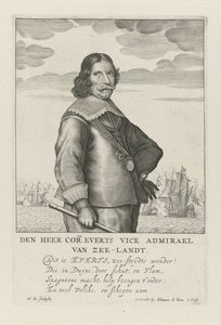 Ritratto di Cornelis Evertsen da Henrick Rochuszn van Dagen