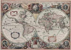 Nova totius Terrarum Orbis geographica ac hydrographica tabula da Henricus Hondius II