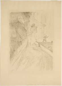La Loge: Una Performance di Faust da Henri de Toulouse Lautrec