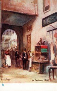 Vecchia Londra: Vecchio mercato di Leadenhall da Henrie Pitcher