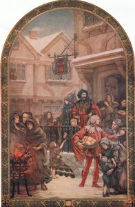 Sir Richard Whittington che distribuisce carità da Henrietta (after) Rae
