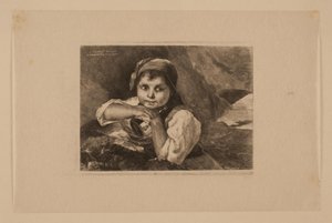 Una contadina da Henrik Arnold Hamilkar Sørensen