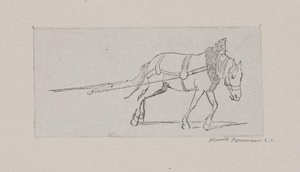 Cavallo che tira da Henrik Bornemann