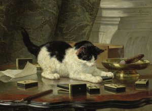 Gioco di gattini, ca 1860-1870