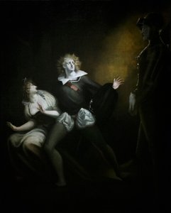 Gertrude, Amleto e il Fantasma del Padre da Henry (1741 1825) (after) Fuseli