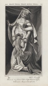 Illustrazione per Tutto è Bene Quel che Finisce Bene di Shakespeare da Henry  Fuseli