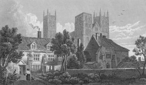 Cattedrale di Canterbury, Kent, c1831