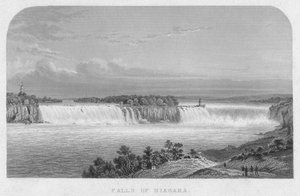 Cascate del Niagara, metà del XIX secolo
