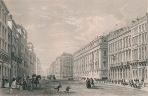 Rue du Chapeau Rouge, Bordeaux, metà del XIX secolo da Henry Adlard