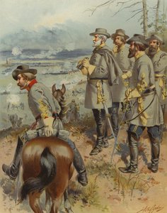 Generale Robert E Lee a Fredericksburg da Henry Alexander (after) Ogden