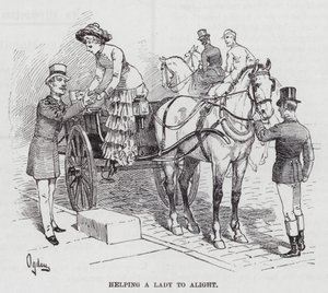 Aiutando una Signora a Scendere da Henry Alexander (after) Ogden