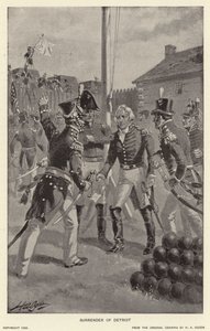 La resa di Detroit da Henry Alexander (after) Ogden