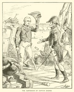 La resa del Capitano Dacres da Henry Alexander (after) Ogden