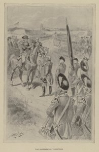 La resa a Yorktown da Henry Alexander (after) Ogden