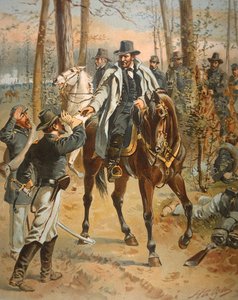 Generale Grant nella campagna della Wilderness, 5 maggio 1864