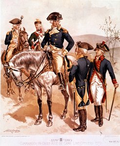 Uniforme del comandante in capo e degli ufficiali dell