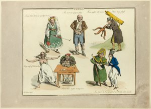 Piatti dalle illustrazioni alle canzoni popolari da Henry Alken