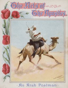 Un postino arabo (cromolitografia) da Henry Andrew Harper