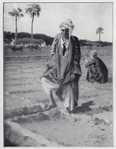 Innaffiamento con il piede a Giza, Egitto da Henry Andrew Harper