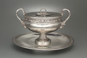 Terrina coperta con vassoio, 1798-1809 da Henry Auguste