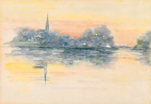 Chiesa e lago da Henry Bacon