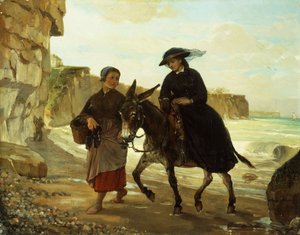 Il Turista e la Pescatrice, 1870 da Henry Bacon