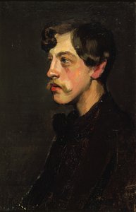 Ritratto del poeta Camille Mauclair da Henry Bataille