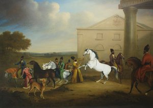Cavalli persiani di Giorgio IV da Henry Bernard Chalon