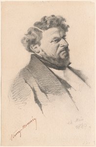 Ritratto di un uomo da Henry Bonaventure Monnier