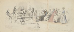 Tea Party al Principe de Conti da Henry Bonaventure Monnier