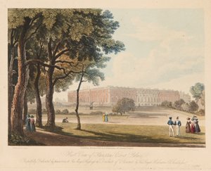 Il grande giardino della fontana e il palazzo da Henry Brian Ziegler