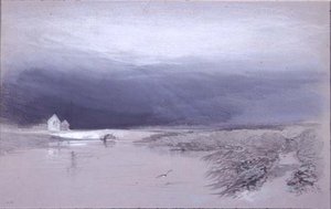 Paesaggio con Fiume e Ponte: Arriva la Pioggia da Henry Bright