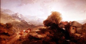 Paesaggio gallese da Henry Bright