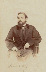 Carte-de-visite ritratto di Samuel Ely, 1862-1869 da Henry C. Phillips