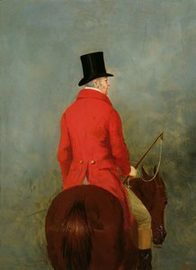 Ritratto di Thomas Cholmondeley, primo Lord Delamere, sul suo cavallo da caccia: uno studio per 