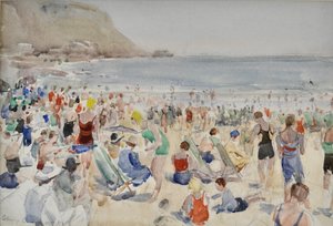 Sulla spiaggia da Henry Charles Brewer