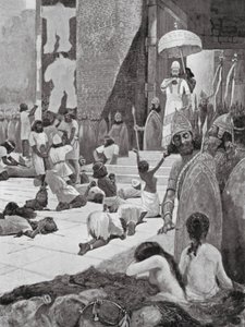 Ashur-nasir-pal e i suoi prigionieri di guerra