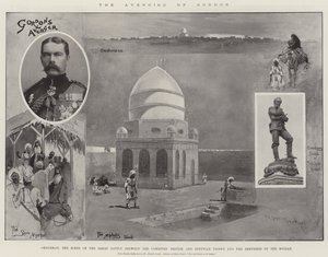 La vendetta di Gordon, Omdurman, la scena della grande battaglia tra le truppe britanniche ed egiziane combinate e i dervisci del Sudan