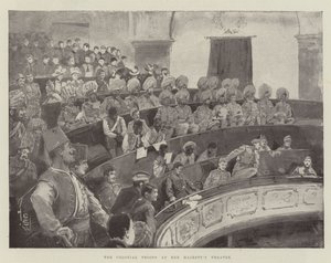 Le truppe coloniali al Teatro di Sua Maestà