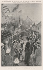 Il ritorno a casa del Duca e della Duchessa di Cornovaglia e York da Henry Charles Seppings Wright
